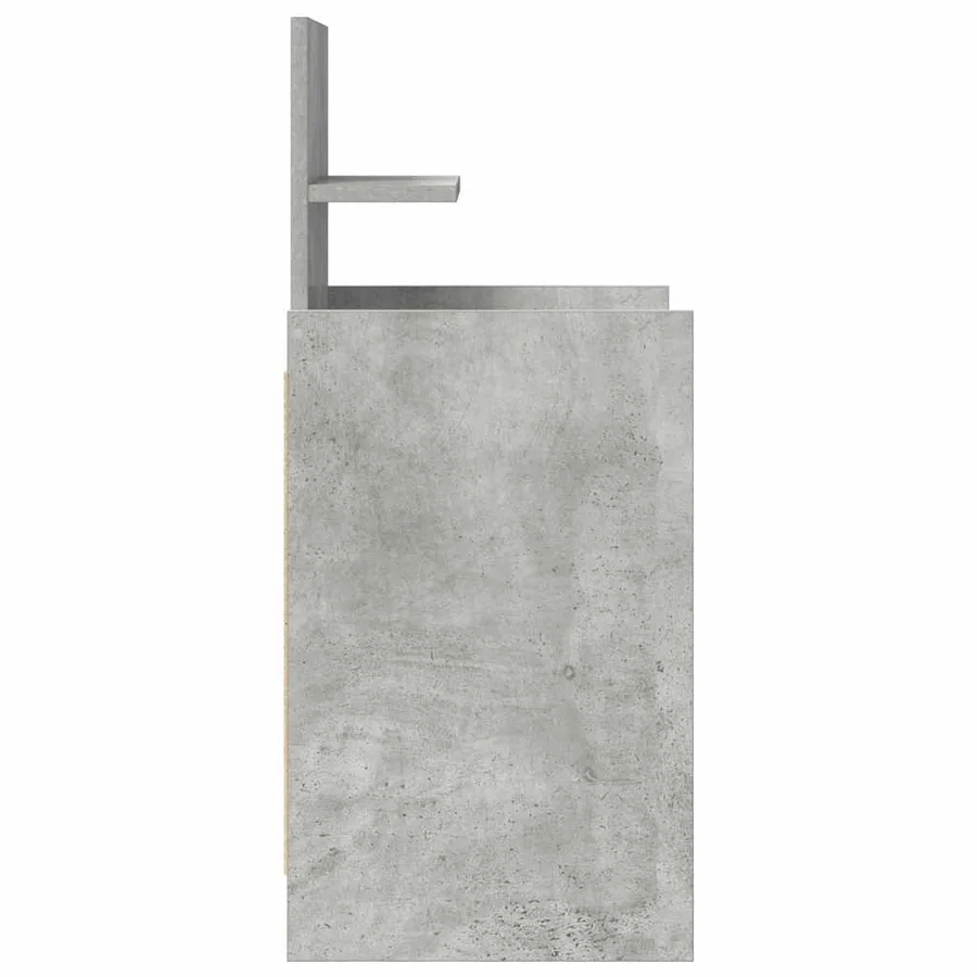 Tables de chevet avec 2 tiroirs 2 pcs gris béton 38x34x80 cm - 8