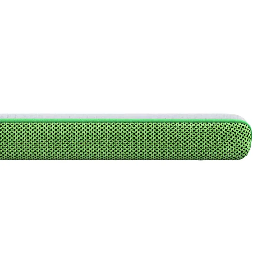 Surmatelas Blanc et vert 160 x 200 cm Tissu Jacquard - 7
