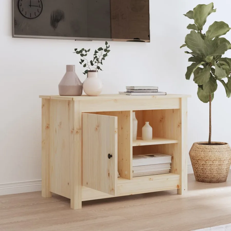 Meuble TV 70x36,5x52 cm Bois de pin massif - 3