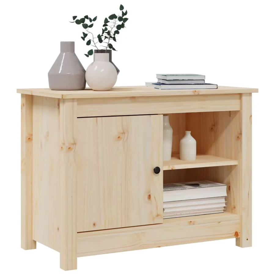 Meuble TV 70x36,5x52 cm Bois de pin massif - 4