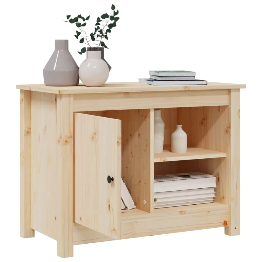 Meuble TV 70x36,5x52 cm Bois de pin massif - 5