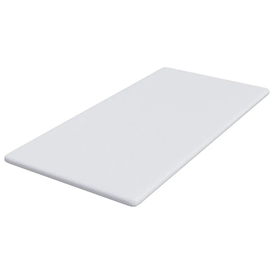 Surmatelas en mousse à mémoire 120 x 200 cm Thick Doux Blanc - 4