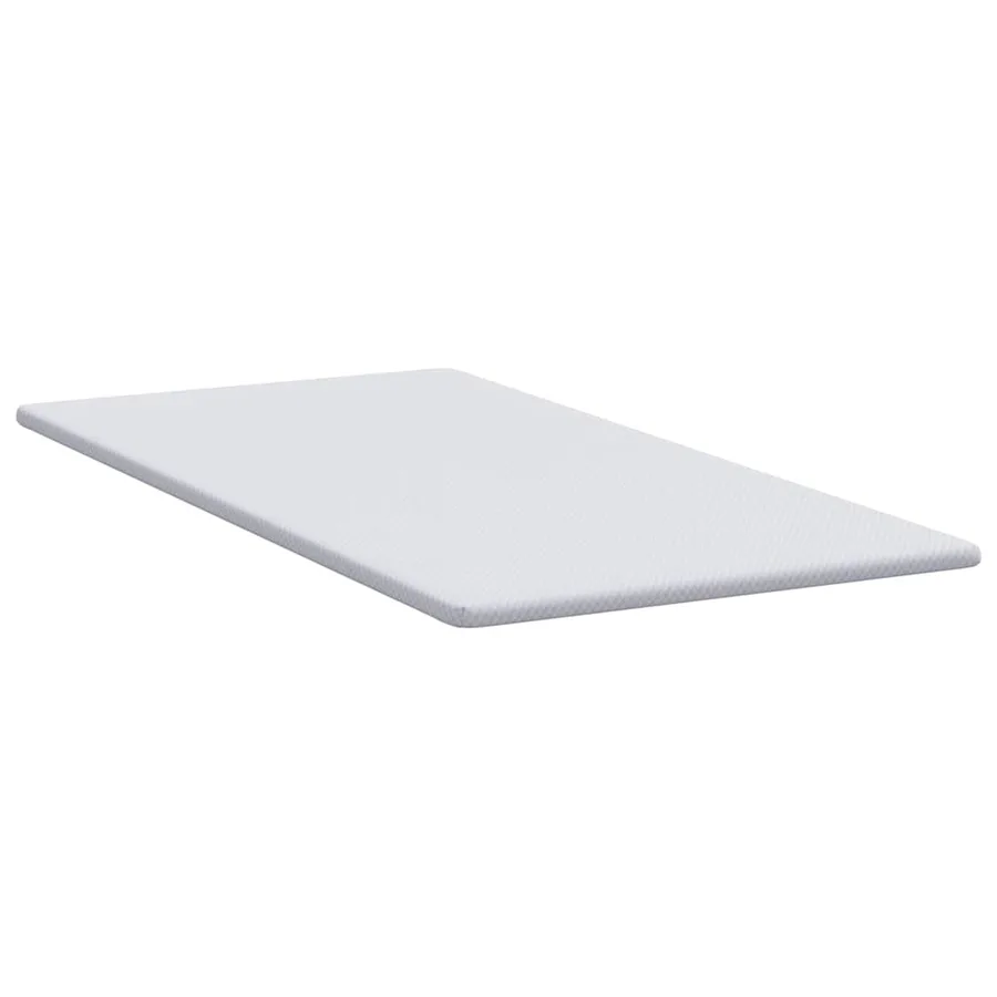 Surmatelas en mousse à mémoire 120 x 200 cm Thick Doux Blanc - 5