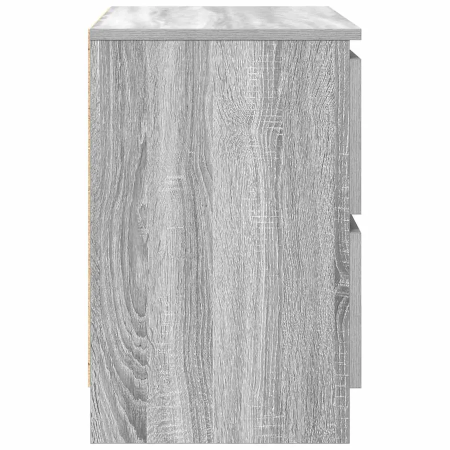Meuble TV sonoma gris 60x35x54 cm bois d'ingénierie - 7