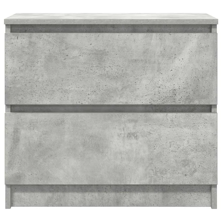Meuble TV gris béton 60x35x54 cm bois d'ingénierie - 6