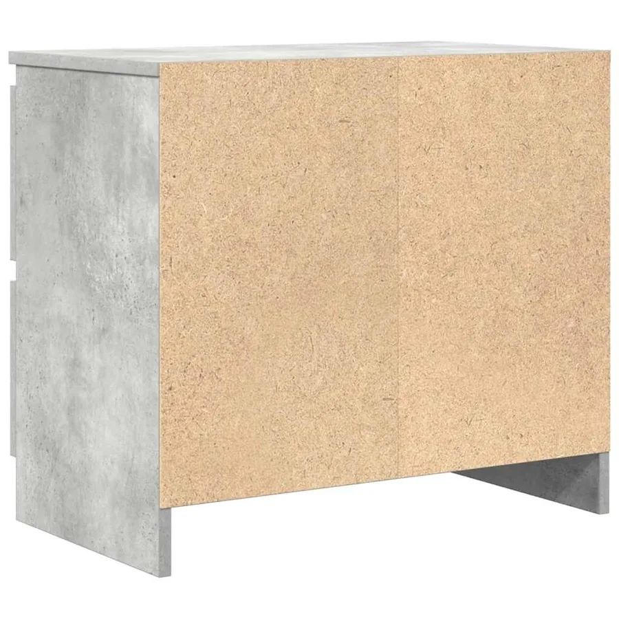 Meuble TV gris béton 60x35x54 cm bois d'ingénierie - 8