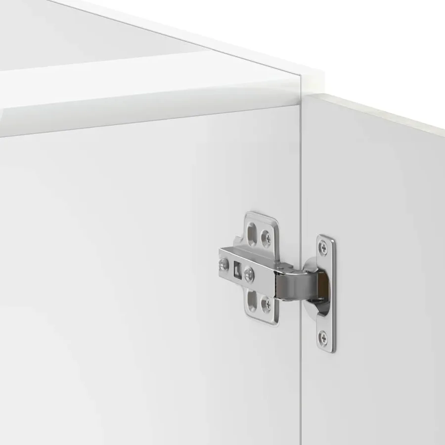 Meuble de base de lavabo Lucca gris béton bois ingénierie - 9