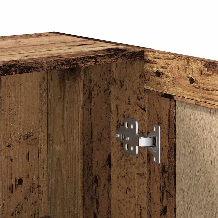 Meuble vieux bois 82,5x30,5x80 cm bois d'ingénierie - 9