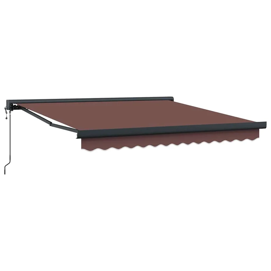 Auvent rétractable automatique marron 300x250 cm - 2