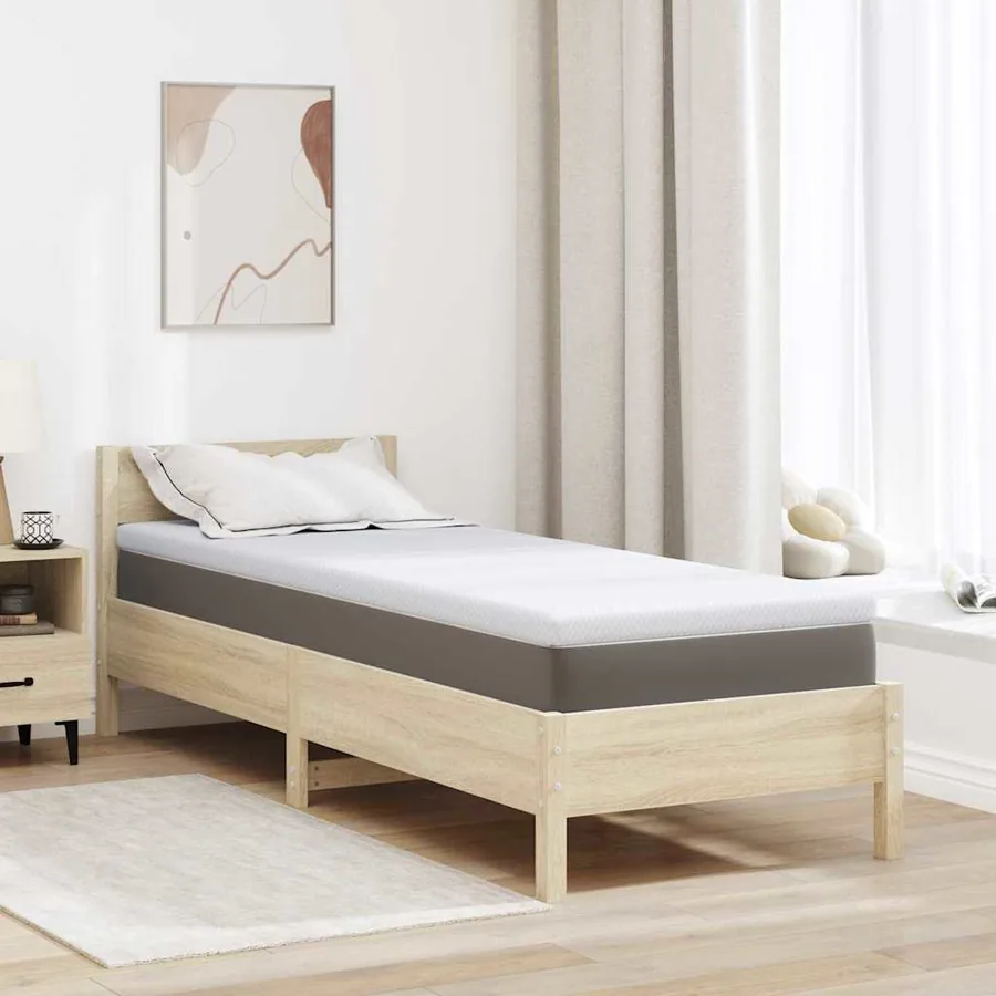 Surmatelas en mousse à mémoire 80 x 200 cm Thick Doux Blanc