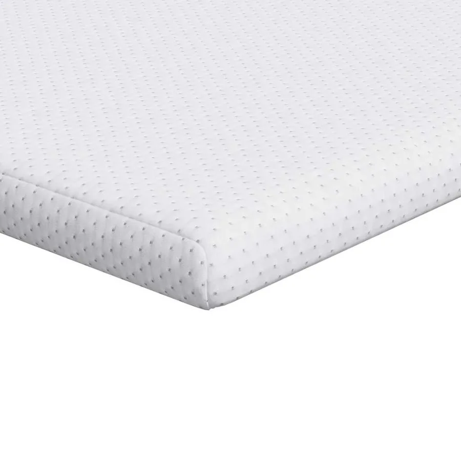 Surmatelas Blanc 80 x 200 cm Tissu Jacquard - 2