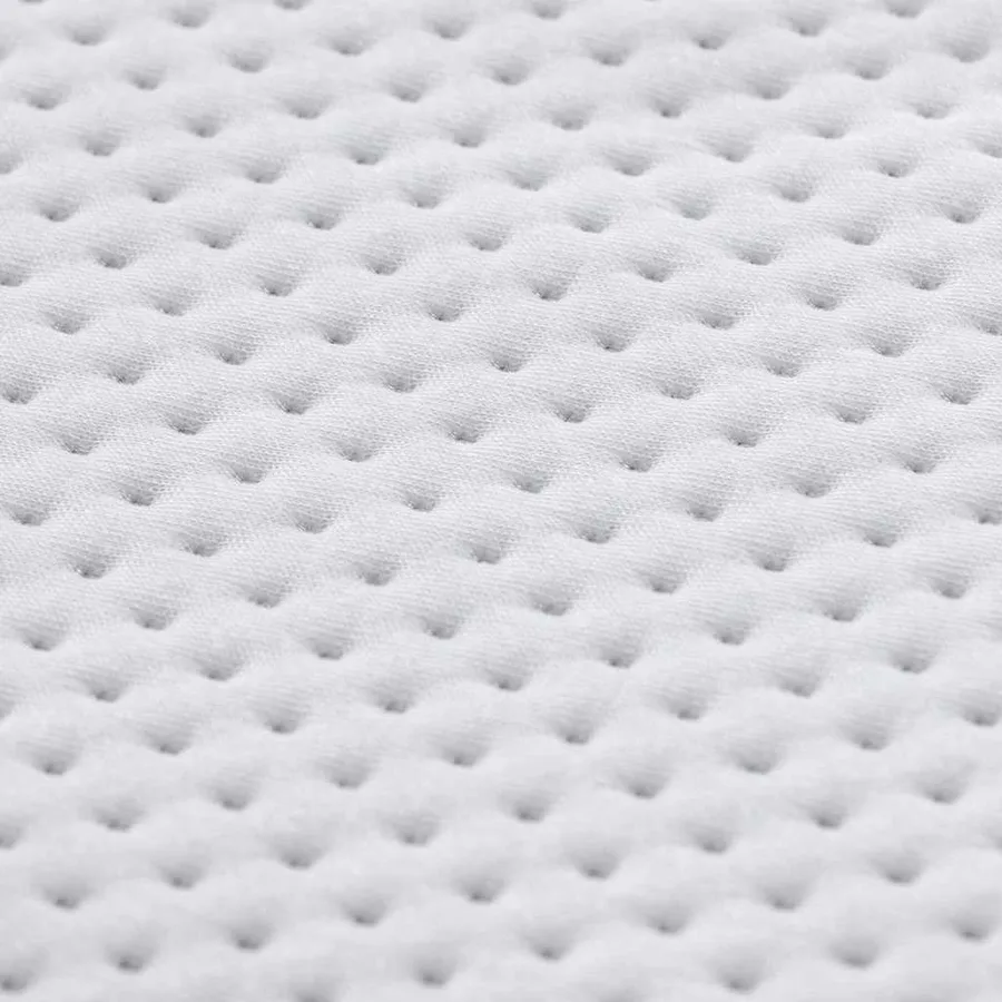 Surmatelas Blanc 80 x 200 cm Tissu Jacquard - 9