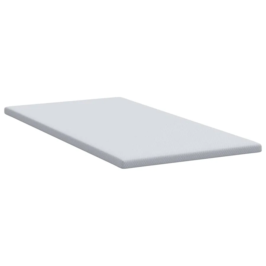 Surmatelas en mousse à mémoire 90 x 200 cm Thick Doux Blanc - 5