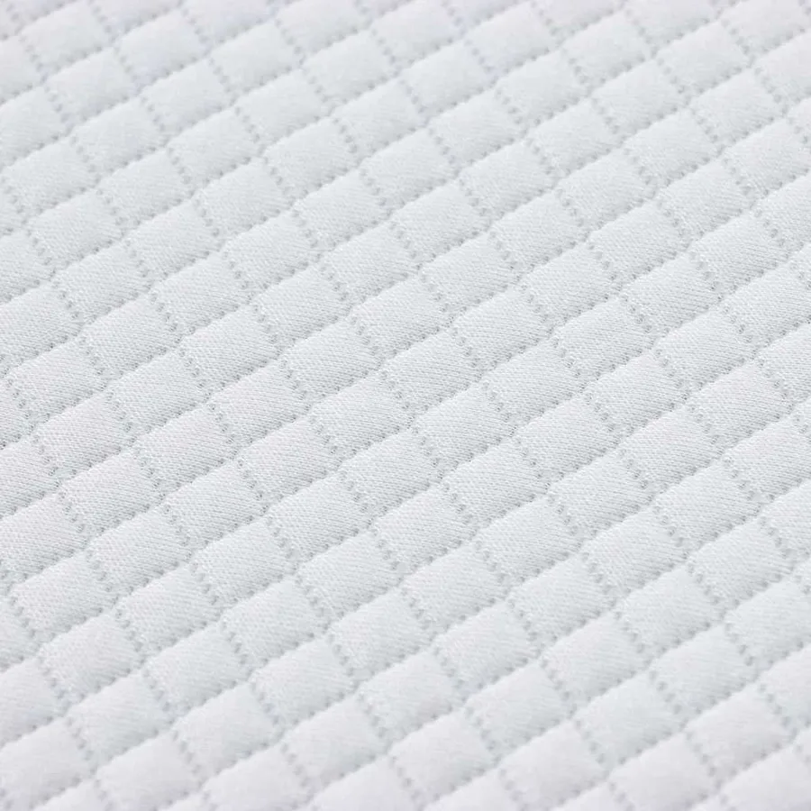 Surmatelas en mousse à mémoire 90 x 200 cm Thick Doux Blanc - 9