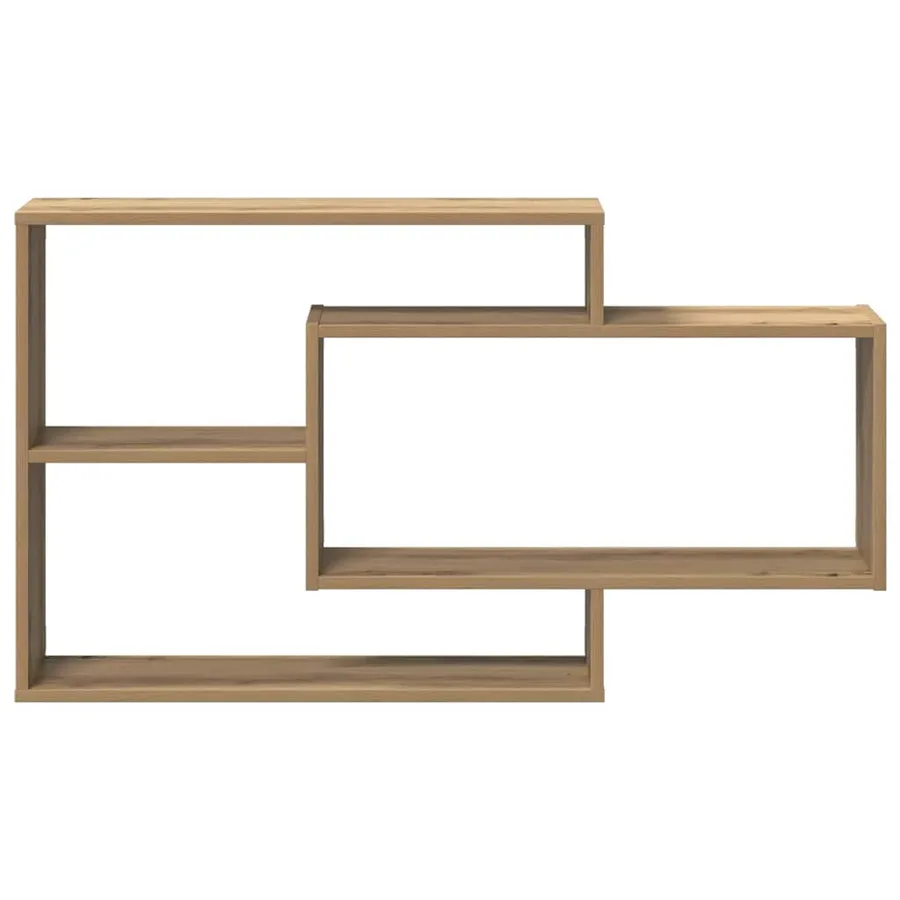 Étagère murale chêne artisanal 104x20x58,5 cm bois d'ingénierie - 4