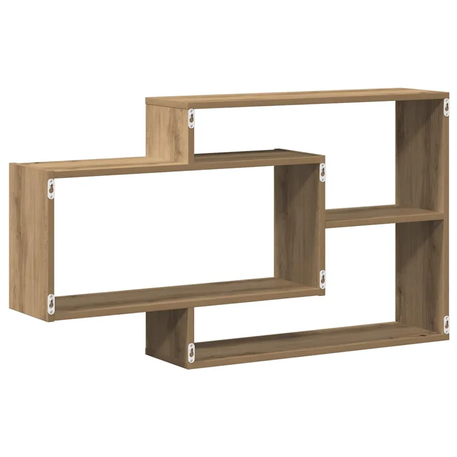Étagère murale chêne artisanal 104x20x58,5 cm bois d'ingénierie - 6