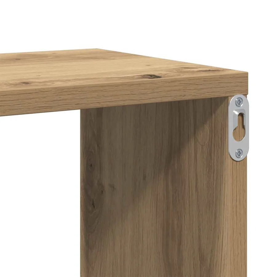 Étagère murale chêne artisanal 104x20x58,5 cm bois d'ingénierie - 7