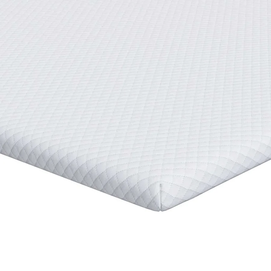 Surmatelas en mousse à mémoire 140 x 200 cm Thick Doux Blanc - 2