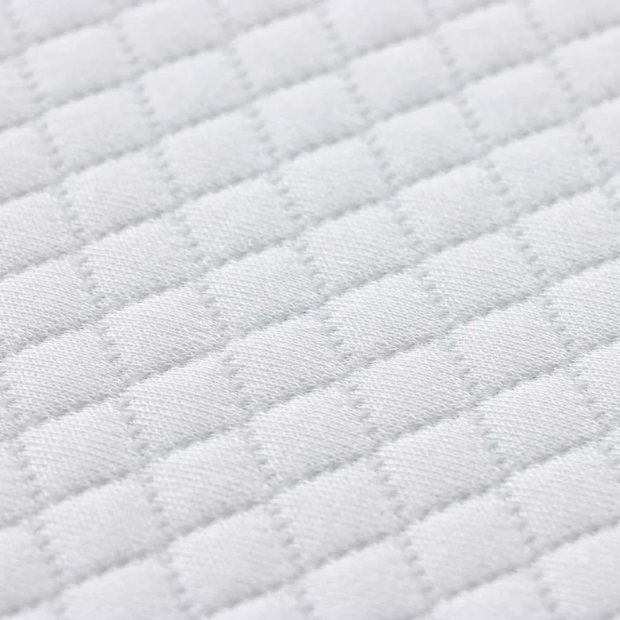 Surmatelas en mousse à mémoire 140 x 200 cm Thick Doux Blanc - 8