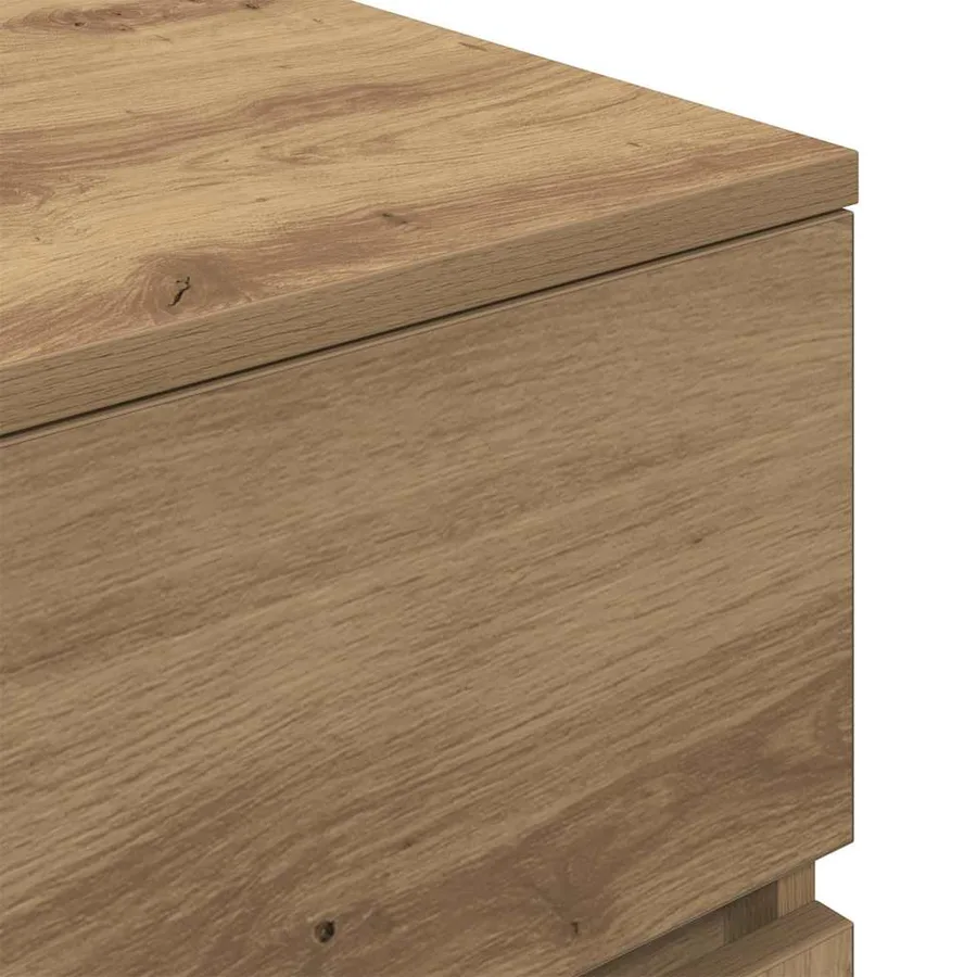 Tables de chevet 2 pcs chêne artisanal 39x35x65 cm - 11