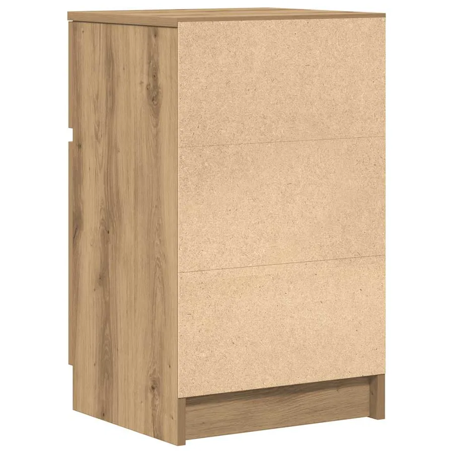 Tables de chevet 2 pcs chêne artisanal 39x35x65 cm - 9