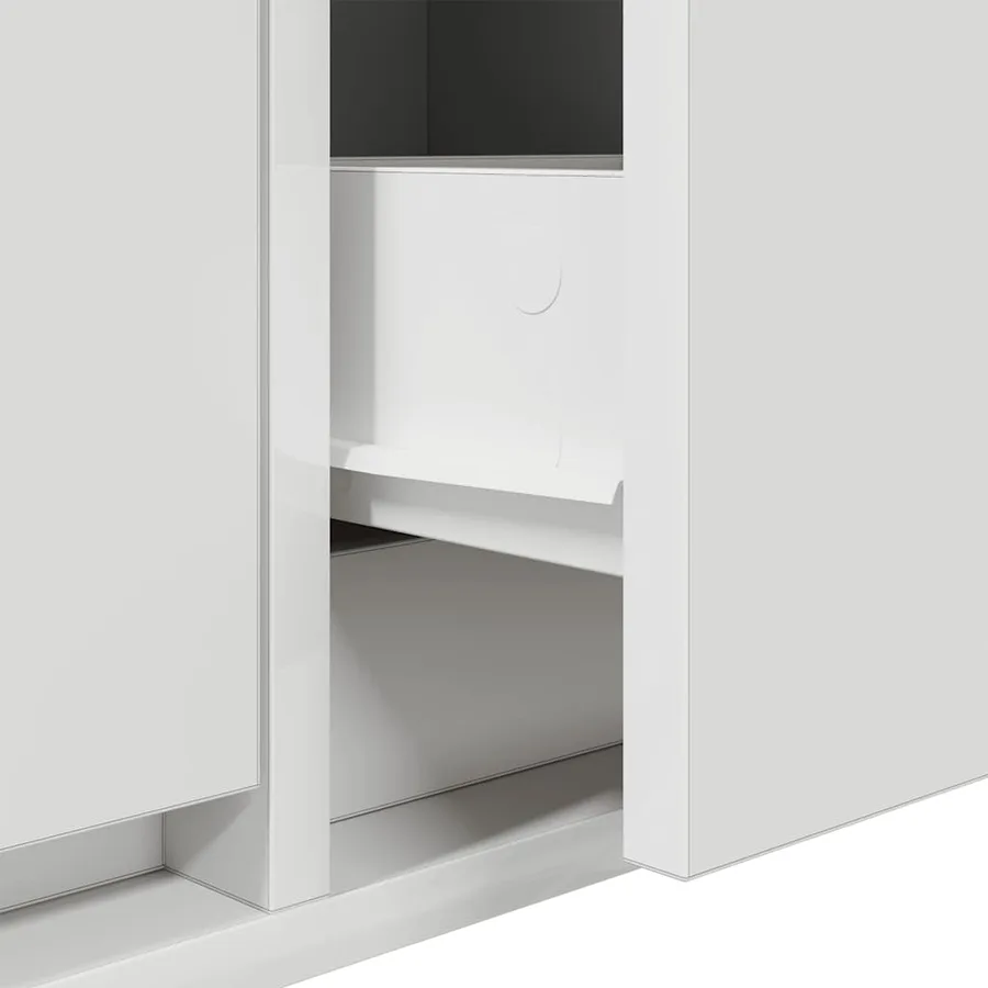 Meubles TV 2 pcs blanc 60x31x25,5 cm bois d'ingénierie - 11