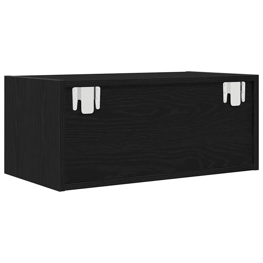 Meubles TV 2 pcs chêne noir 60x31x25,5 cm bois d'ingénierie - 7