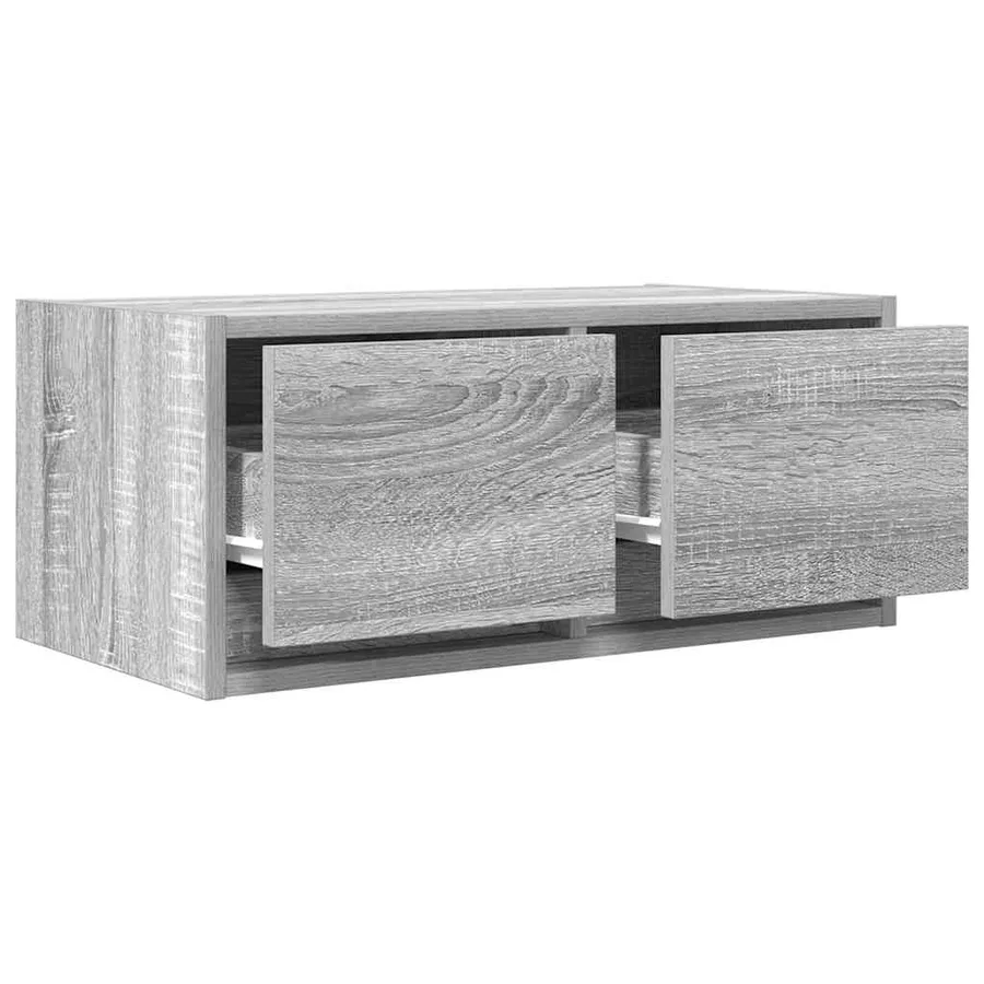 Meuble TV sonoma gris 60x31x25,5 cm bois d'ingénierie - 4