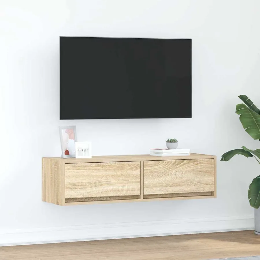 Meuble TV Chêne sonoma 100 x 31 x 25,5 cm Bois d'ingénierie