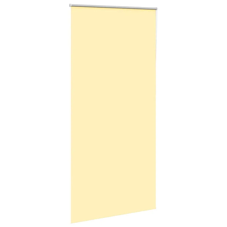 Store enrouleur occultant jaune largeur du tissu 105,7 cm - 3