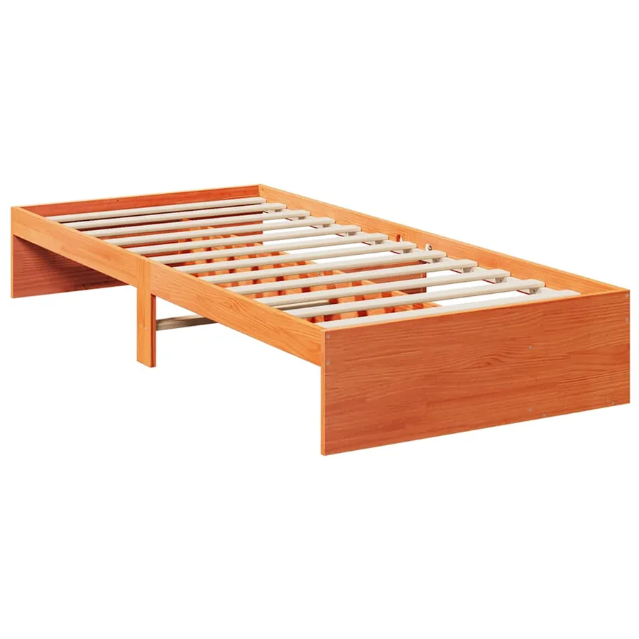 Lit de jour sans matelas cire marron 90x200 cm bois pin massif - 7