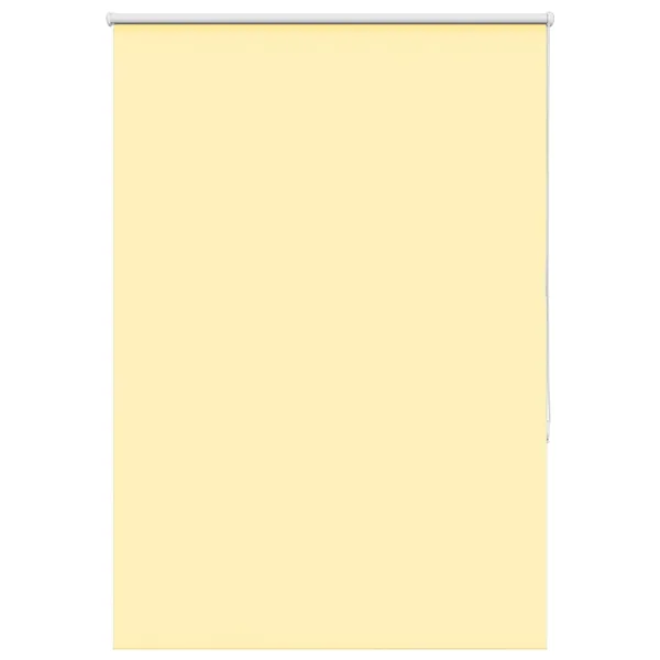 Store enrouleur occultant jaune largeur du tissu 90,7 cm
