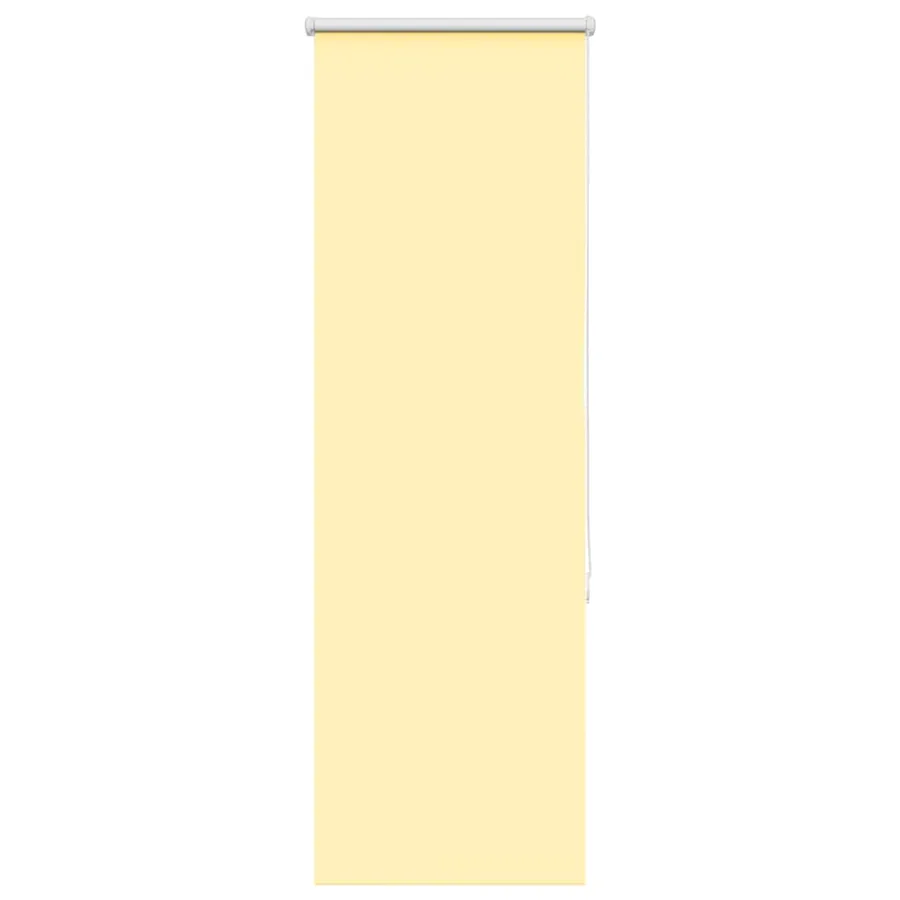 Store enrouleur occultant jaune largeur du tissu 45,7 cm