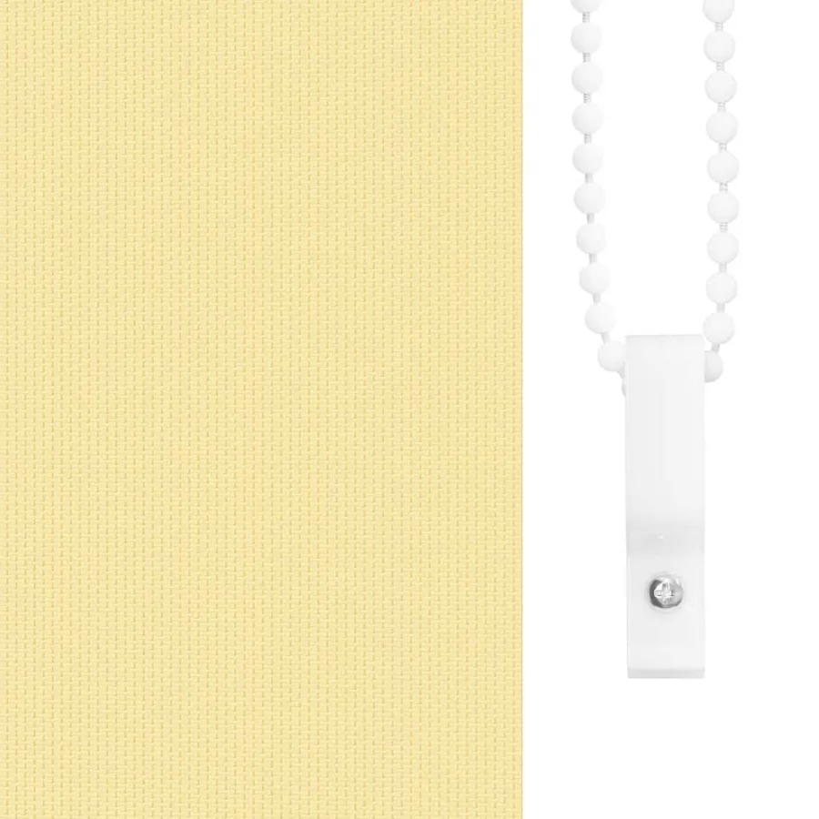 Store enrouleur occultant jaune largeur du tissu 50,7 cm - 10
