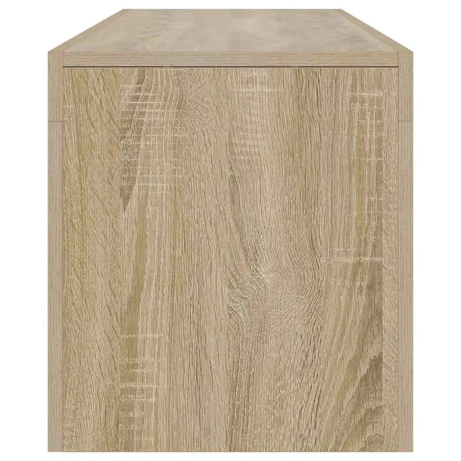 Meuble TV avec lumières LED Chêne sonoma 140x36,5x40 cm - 10