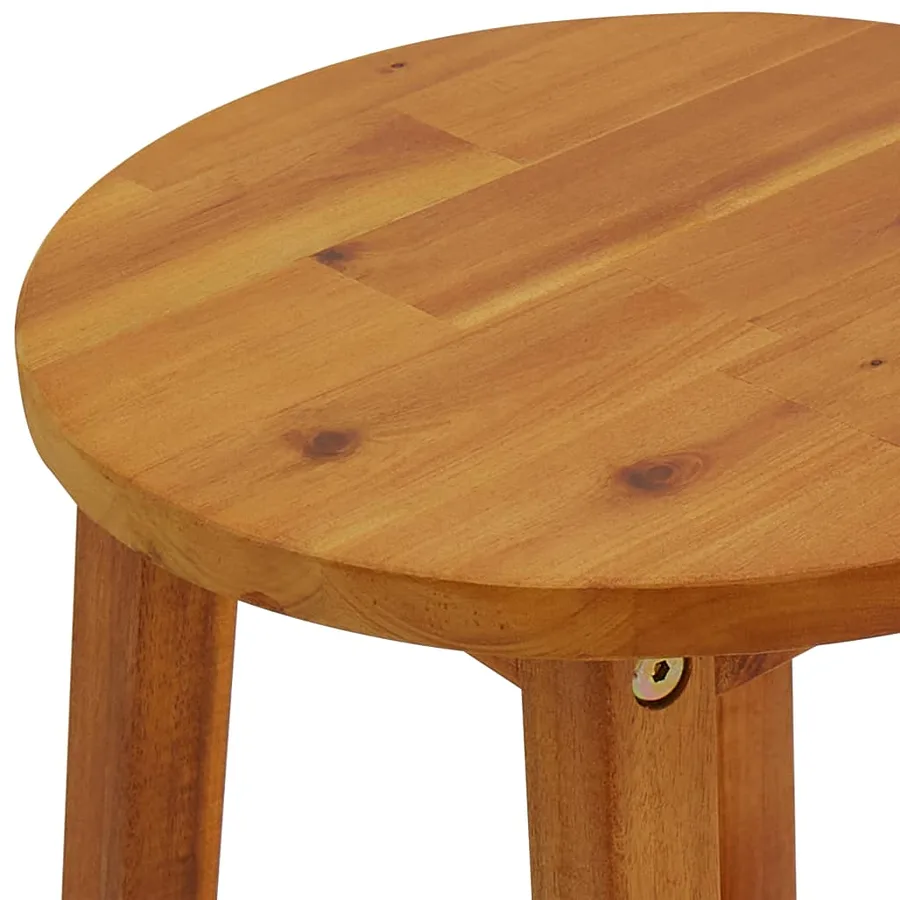 Ensemble de bar de jardin 3 pcs Bois d'acacia solide - 8