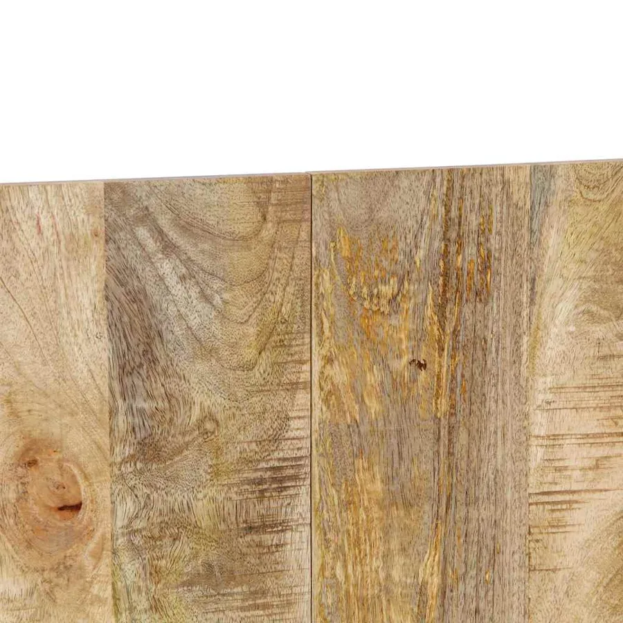 Tête de lit 180 cm bois de manguier brut massif - 7