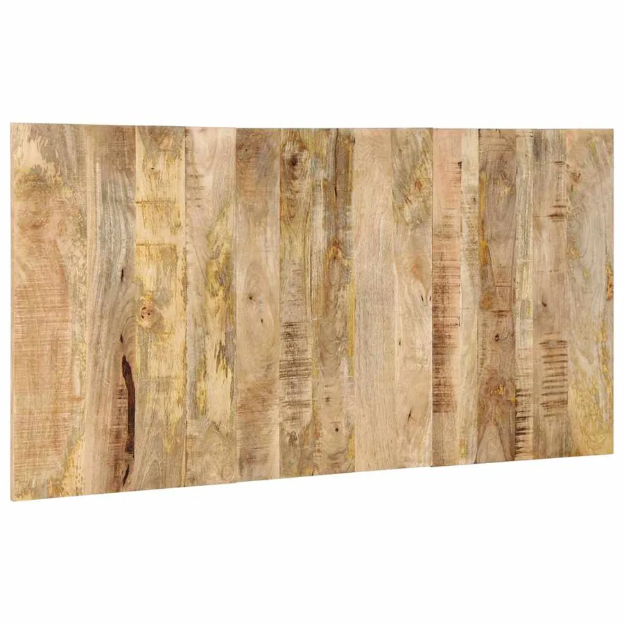 Tête de lit 160 cm bois de manguier brut massif - 4