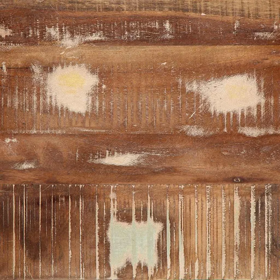 Table console 90x32x75 cm bois massif de récupération - 10