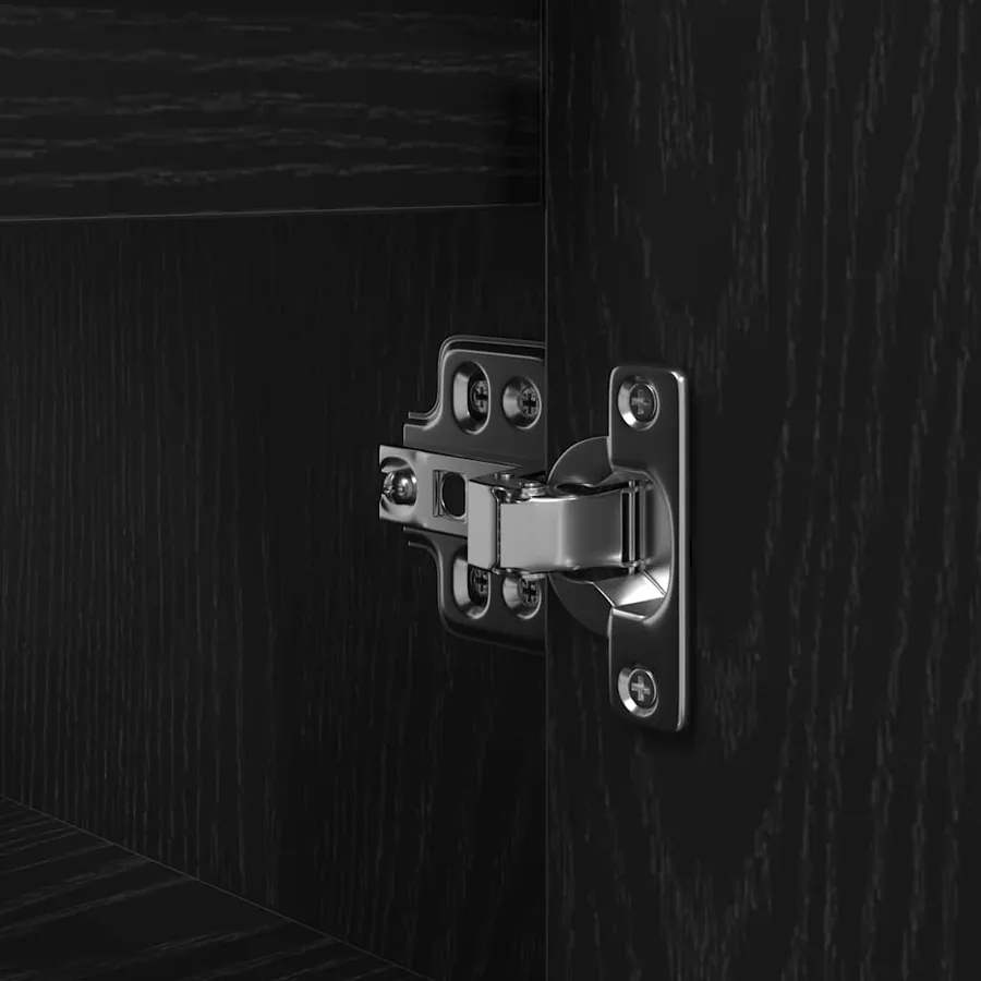 Meuble sous-vasque avec tiroirs chêne noir 90x34,5x60 cm - 14