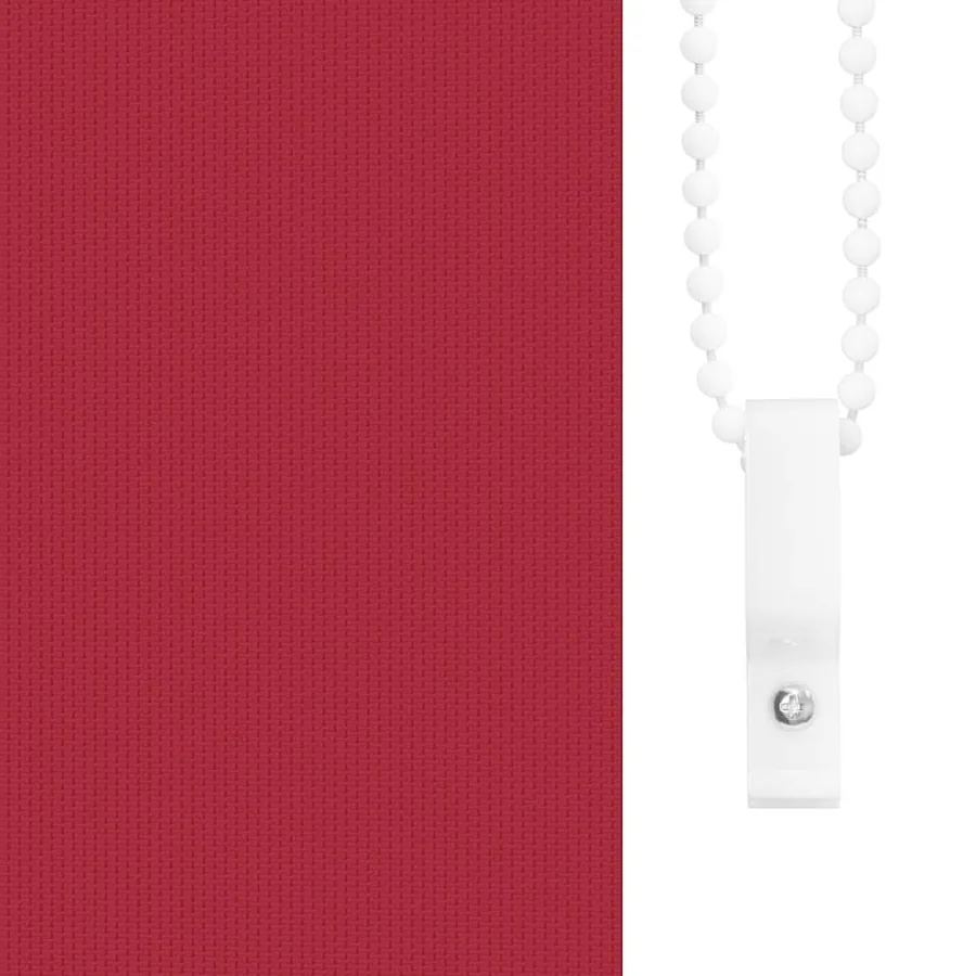Store enrouleur occultant rouge largeur du tissu 131,6 cm - 10
