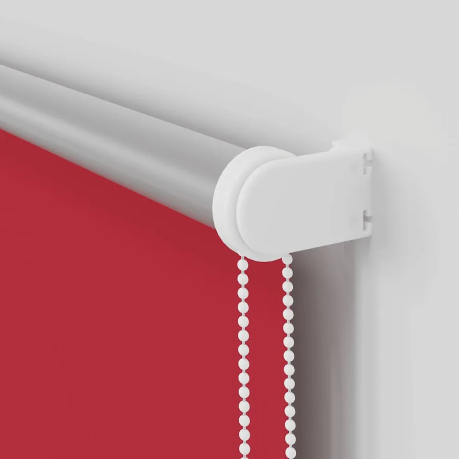 Store enrouleur occultant rouge largeur du tissu 131,6 cm - 11