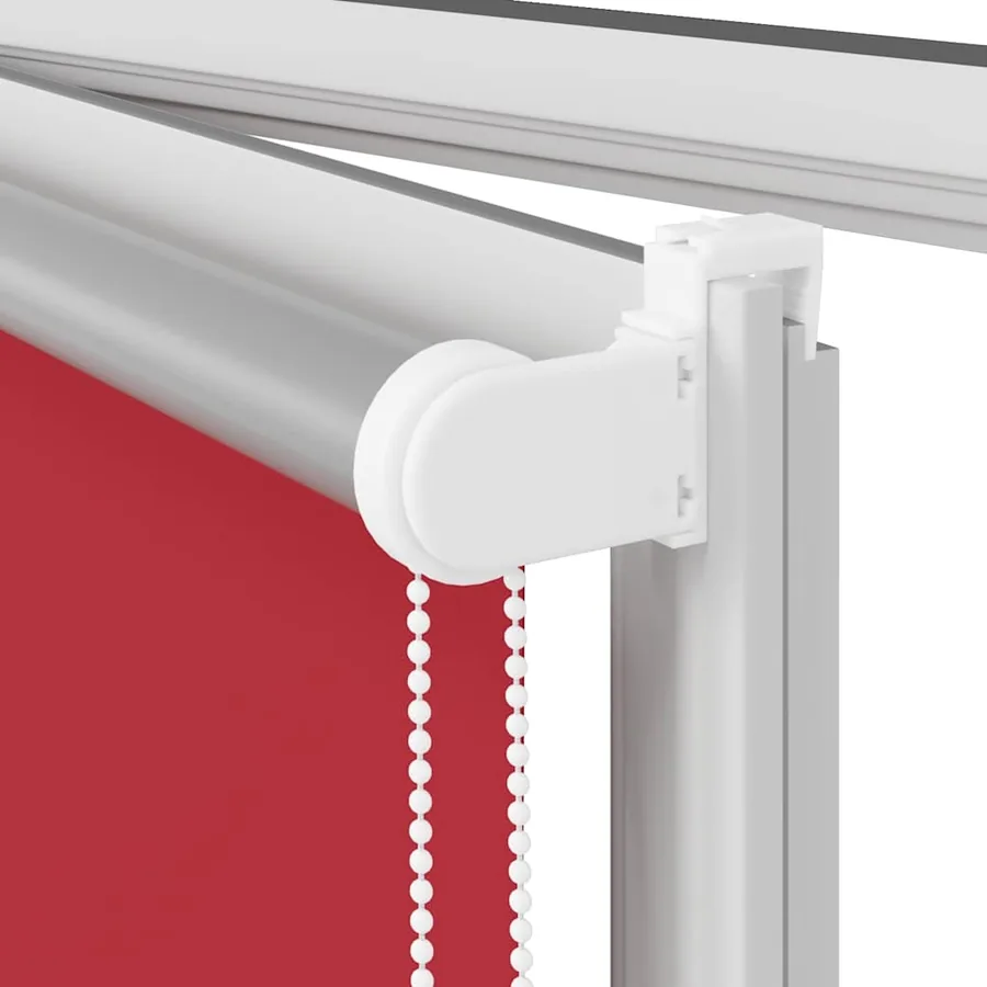 Store enrouleur occultant rouge largeur du tissu 131,6 cm - 12
