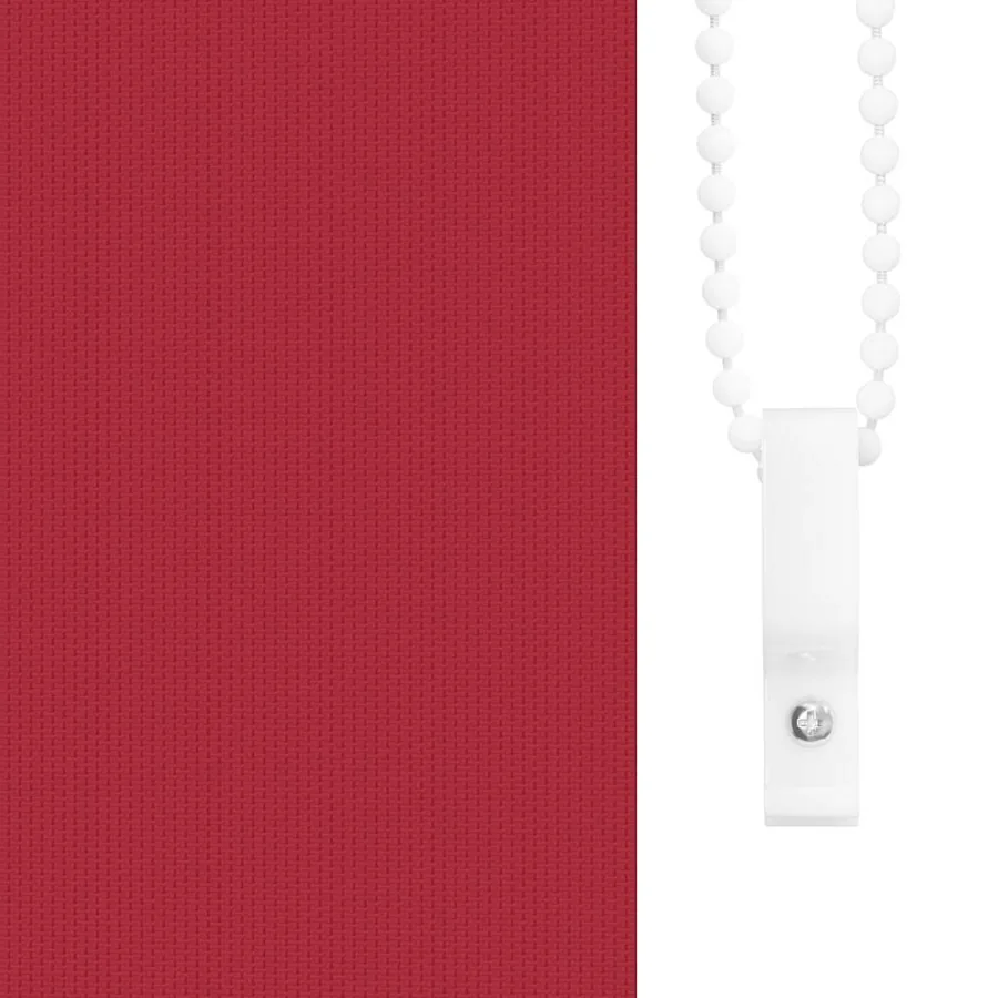 Store enrouleur occultant rouge largeur du tissu 100,7 cm - 10