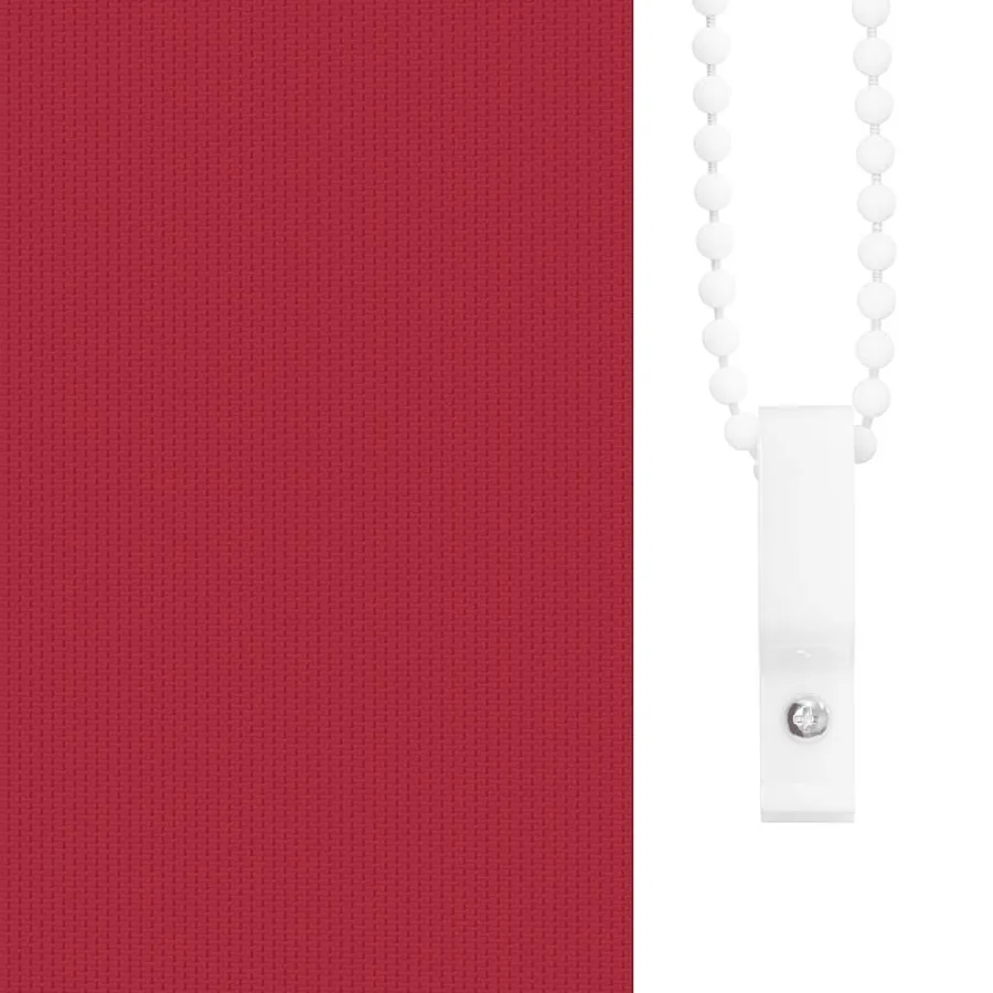 Store enrouleur occultant rouge largeur du tissu 161,6 cm - 10