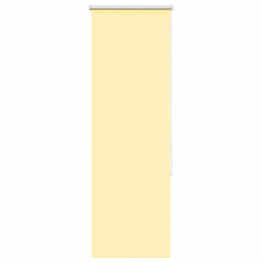 Store enrouleur occultant jaune largeur du tissu 45,7 cm