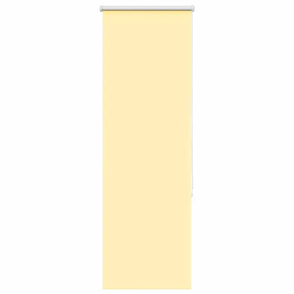 Store enrouleur occultant jaune largeur du tissu 45,7 cm