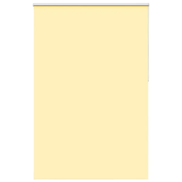 Store enrouleur occultant jaune largeur du tissu 146,6 cm
