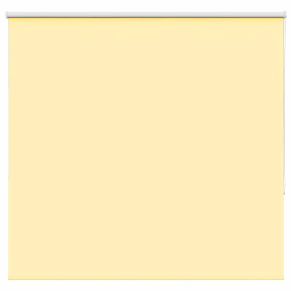 Store enrouleur occultant jaune largeur du tissu 151,6 cm
