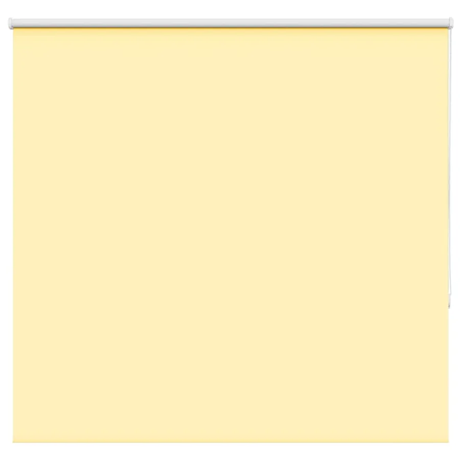 Store enrouleur occultant jaune largeur du tissu 151,6 cm